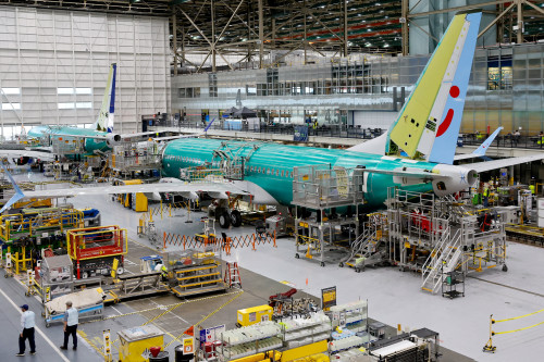 Boeing deliveries rise 63% in February from a year earlier