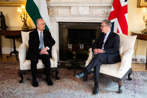 UK backs future Palestinian statehood but only as part of peace deal